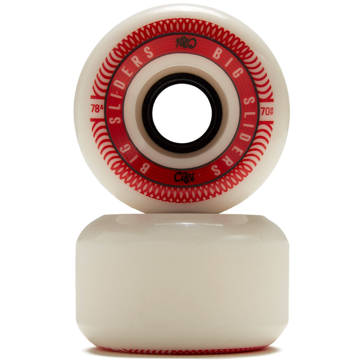 Cuei Big Sliders 78a Stoneground Longboard Wheels - White - 70mm image 2