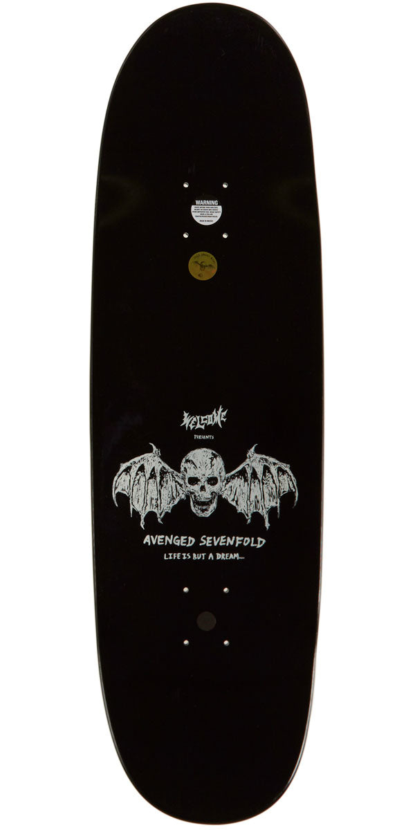 Welcome x Avenged Sevenfold Life Is But A Dream On A Boline 2.0 Skateboard Complete - Black/Gold Foil - 9.00