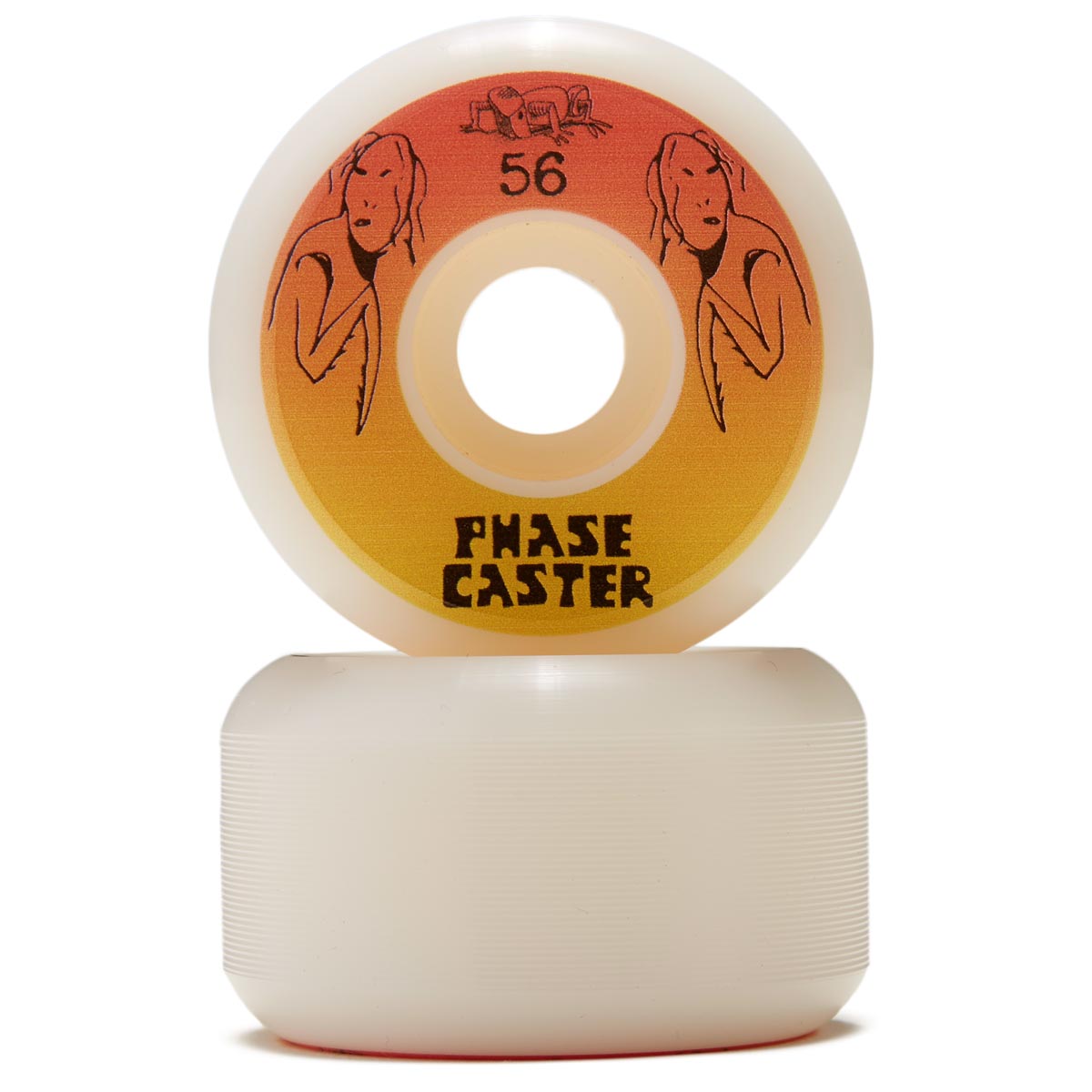 The Heated Wheel Phasecaster Mantis Man 101a Skateboard Wheels - 56mm image 2