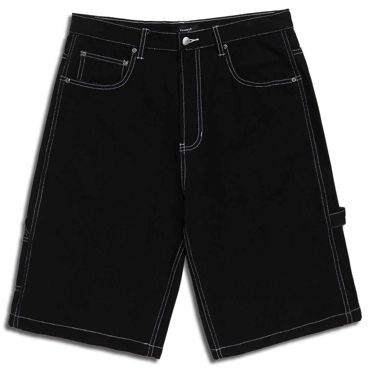 CCS Hammer Loop Canvas Shorts - Black/White image 2