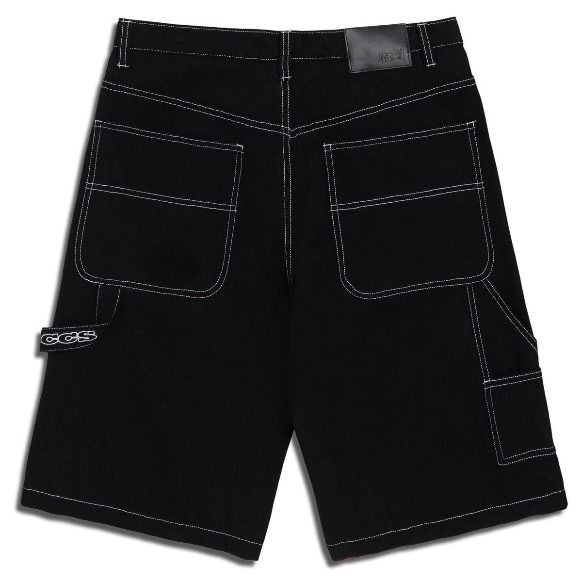 CCS Hammer Loop Canvas Shorts - Black/White image 6