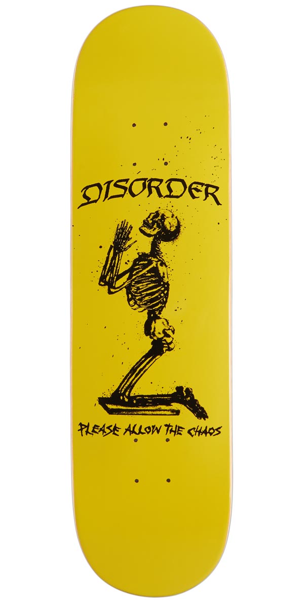 Disorder PATC Skateboard Deck - Yellow - 8.25