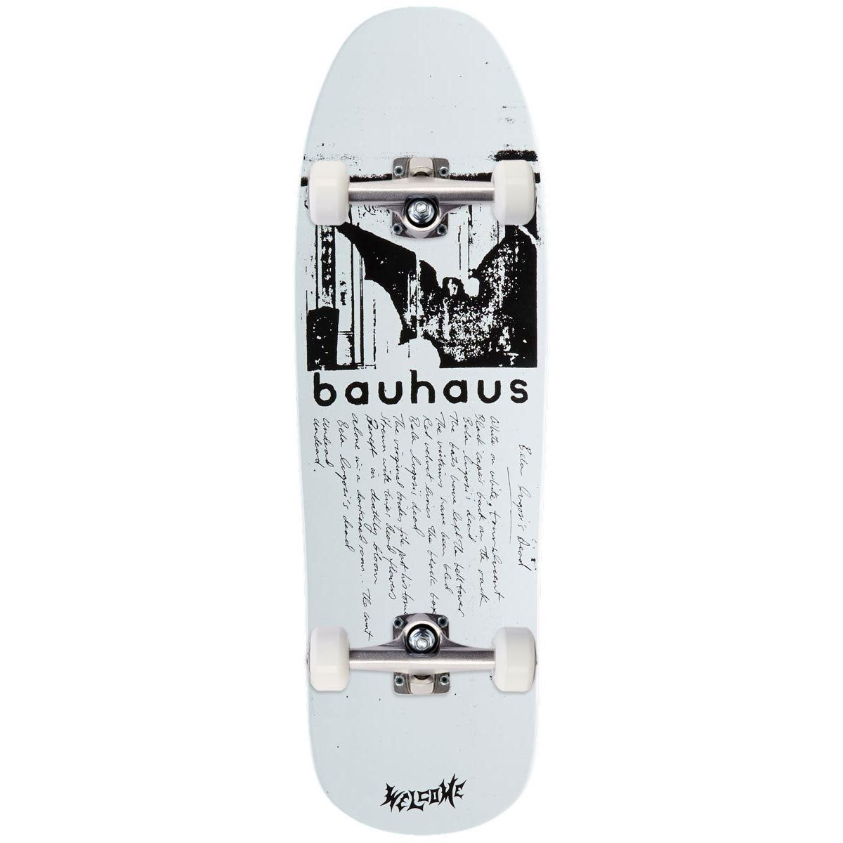 Welcome x Bauhaus Bela On A Gaia Skateboard Complete - White - 9.60