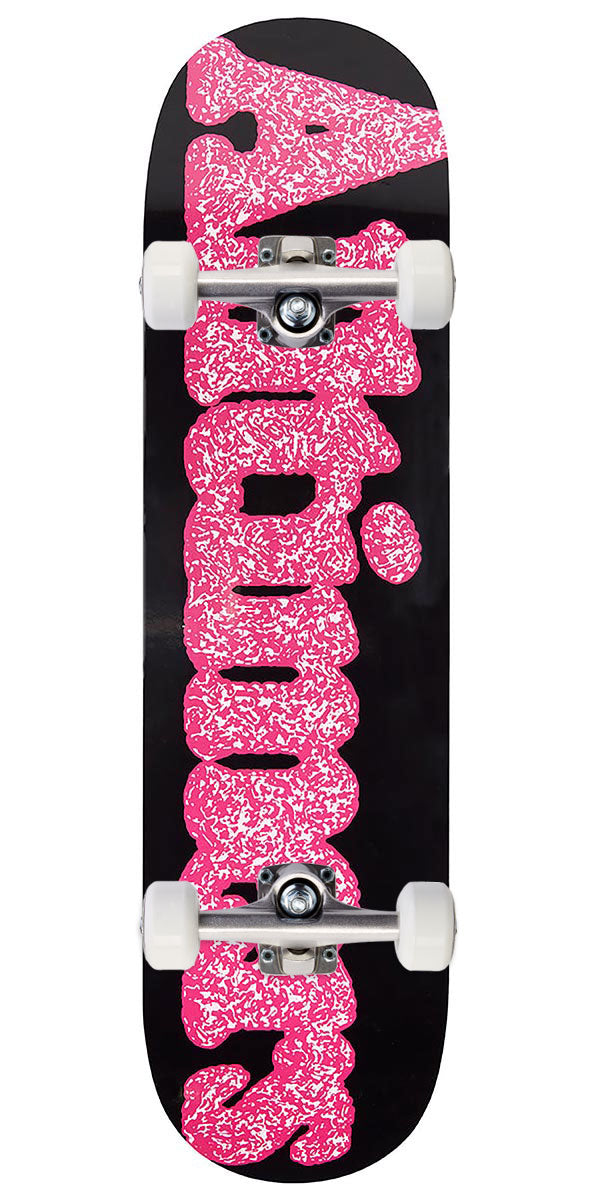 Alltimers Broadway Stoned Skateboard Complete - Black/Pink - 8.25