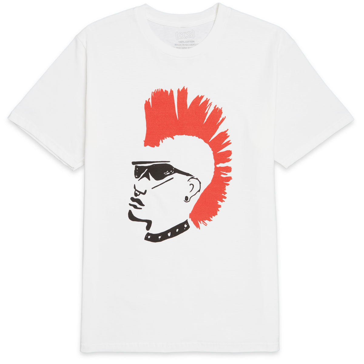 CCS OG Punk T-Shirt - White/Red image 1