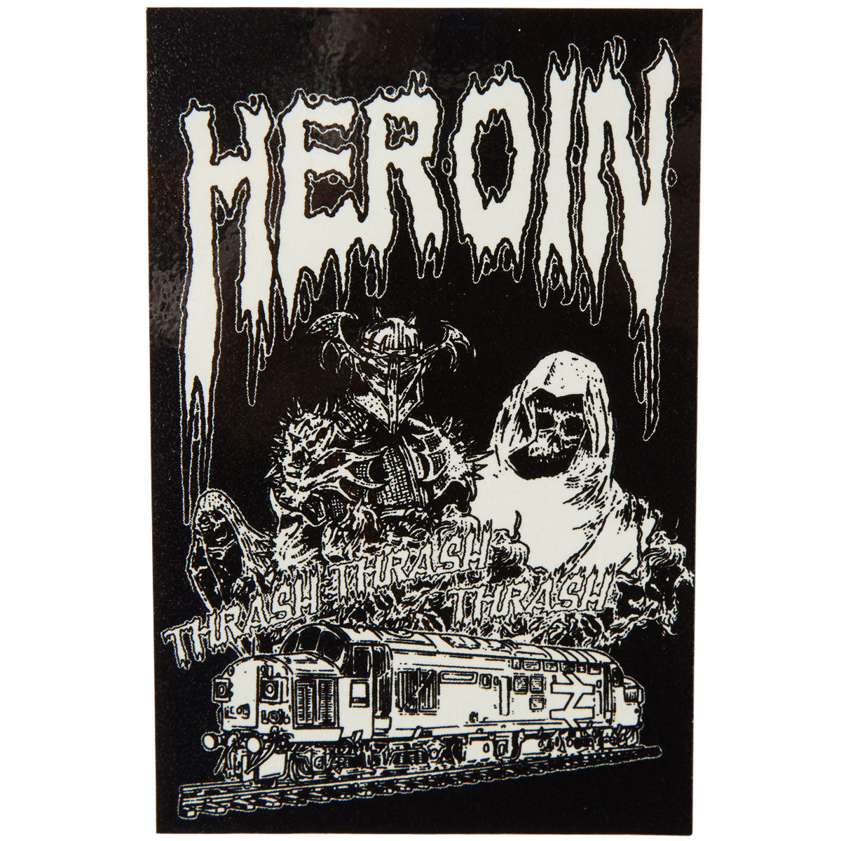Heroin Teggxas Sticker - Thrash image 1