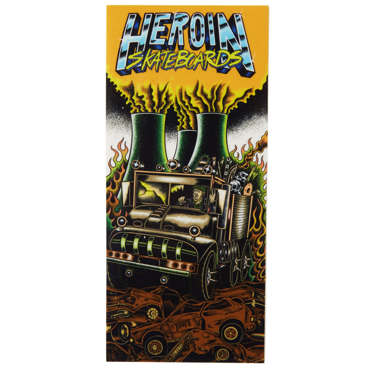 Heroin Teggxas Sticker - Heavy Haulage image 1