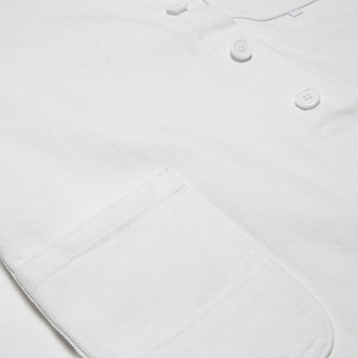 CCS French Cropped Chore Jacket - White image 8