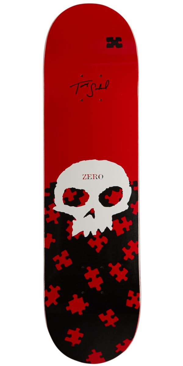 Zero Sandoval Puzzle Skull Skateboard Deck - 8.25