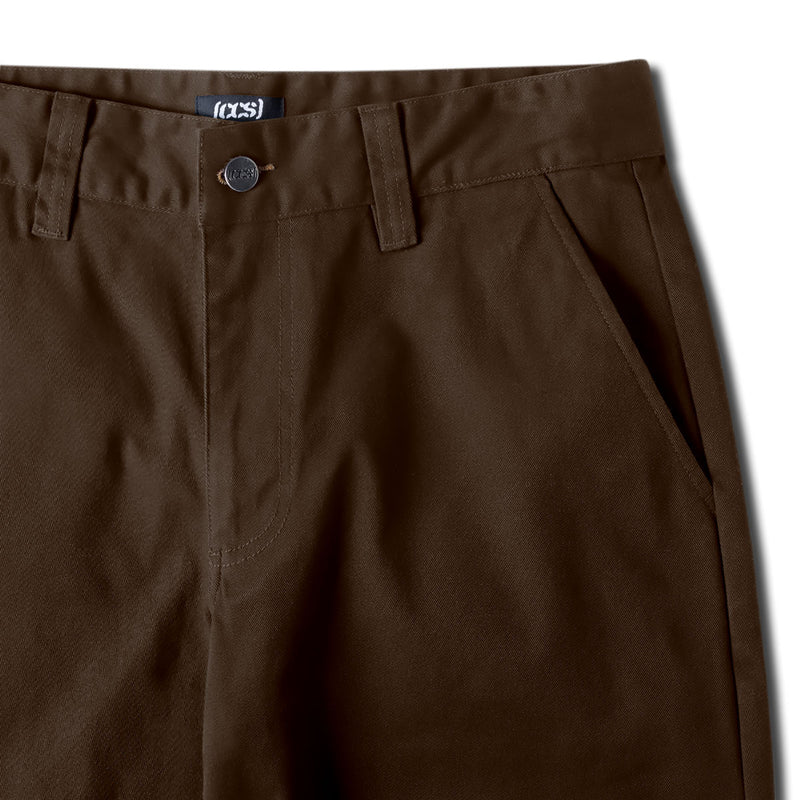 CCS Relaxed Stretch Chino Pants - Brown