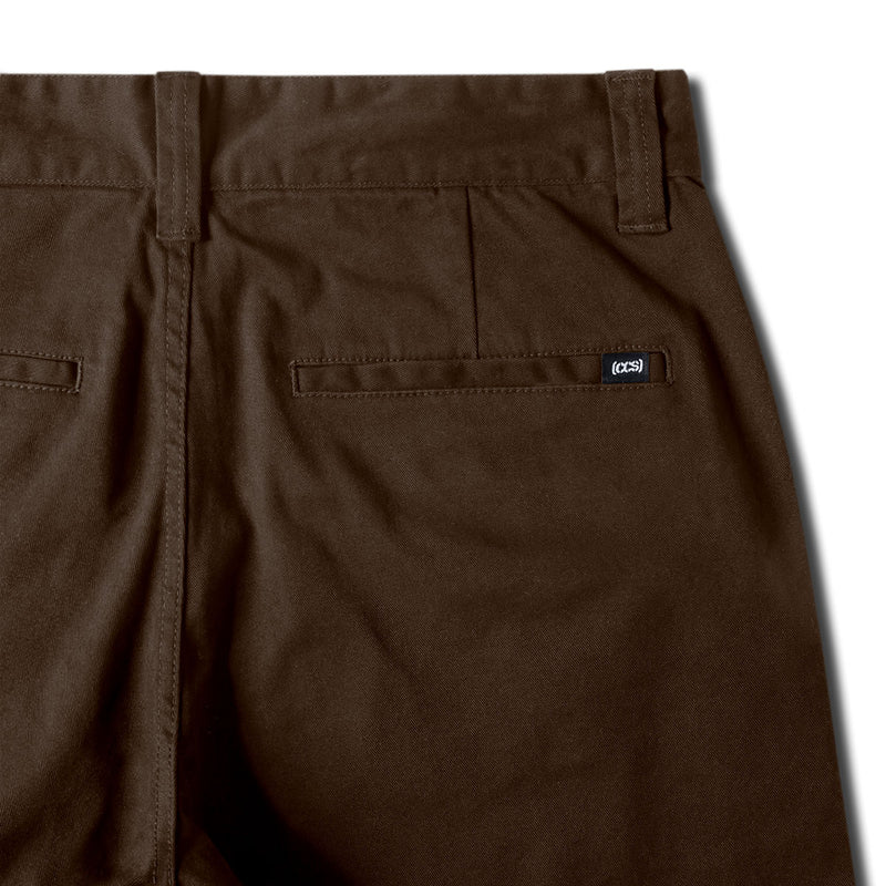 CCS Relaxed Stretch Chino Pants - Brown