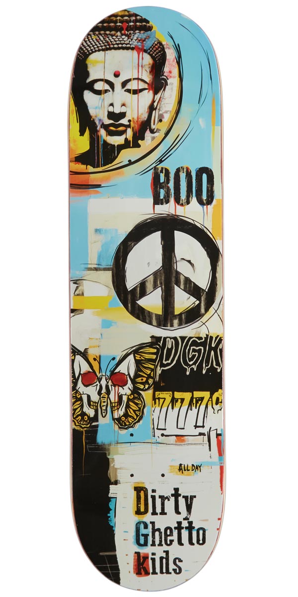 DGK Piece Of Mind Boo Skateboard Deck - 8.25