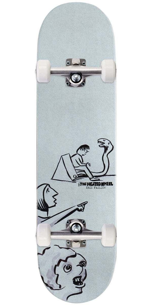 The Heated Wheel Eniz Fazliov Snake Charmer Skateboard Complete - 8.25