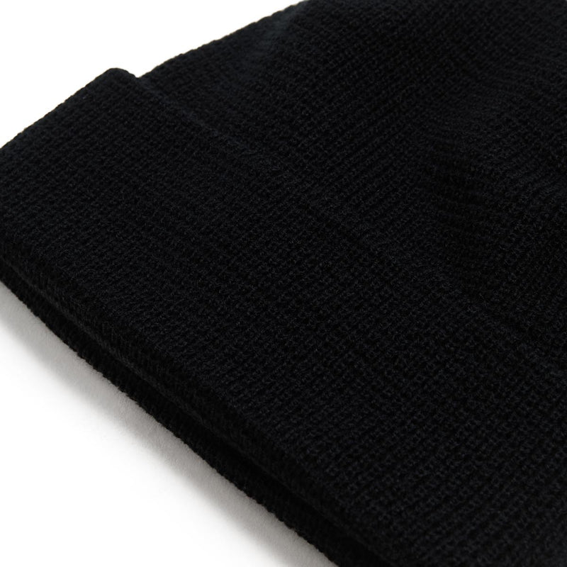 CCS Waffle Knit Beanie - Black