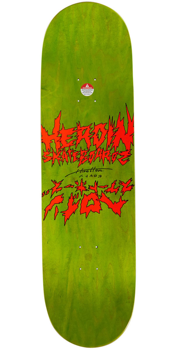 Heroin Questions Dead Reflections Skateboard Deck - 9.00