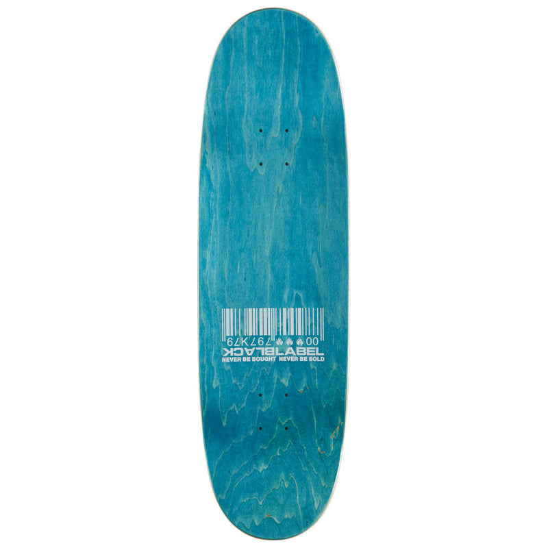 Black Label Shredded Barcode Egg Skateboard Deck - 9.50