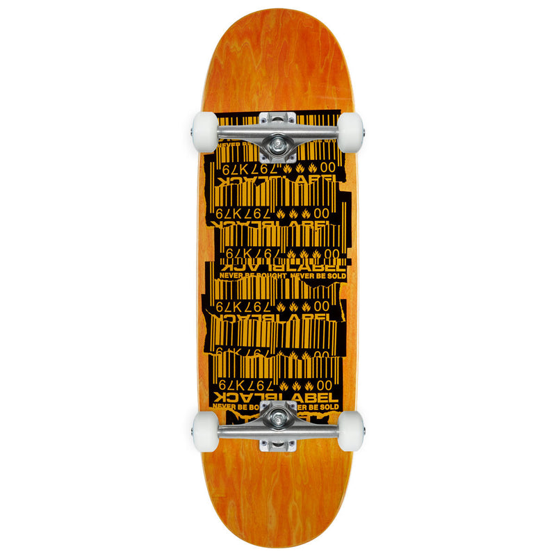 Black Label Shredded Barcode Egg Skateboard Complete - 9.50