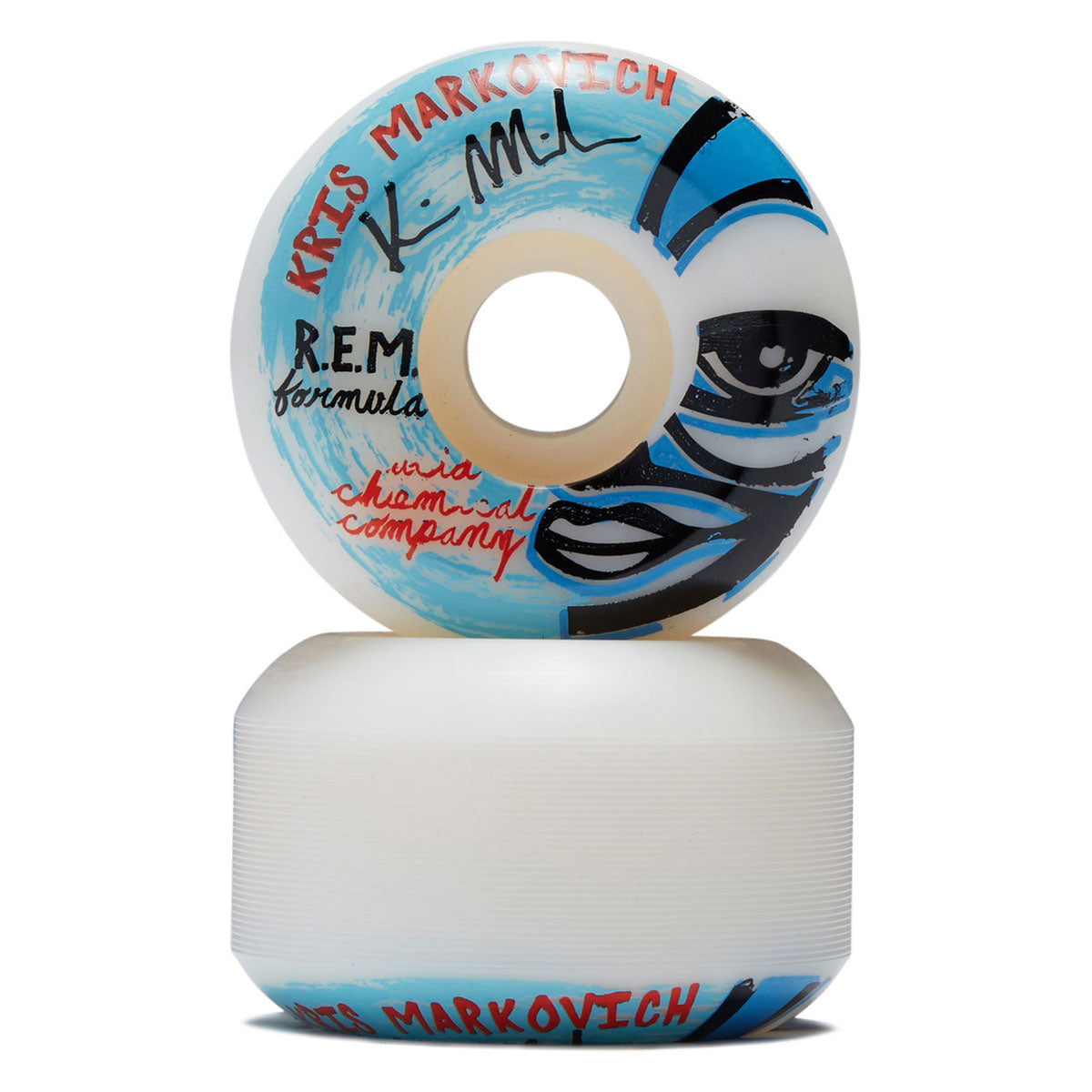 Acid Markovich Blue REM 99a Skateboard Wheels - 54mm image 2
