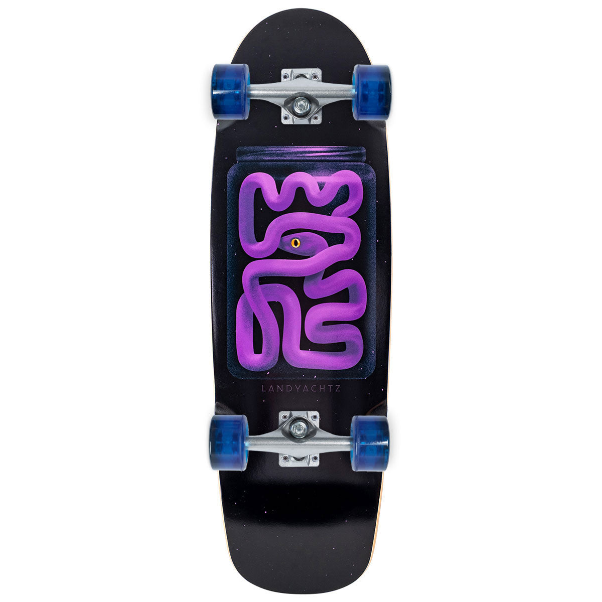 Landyachtz Tugboat Snek Longboard Cruiser Complete - Purple image 1