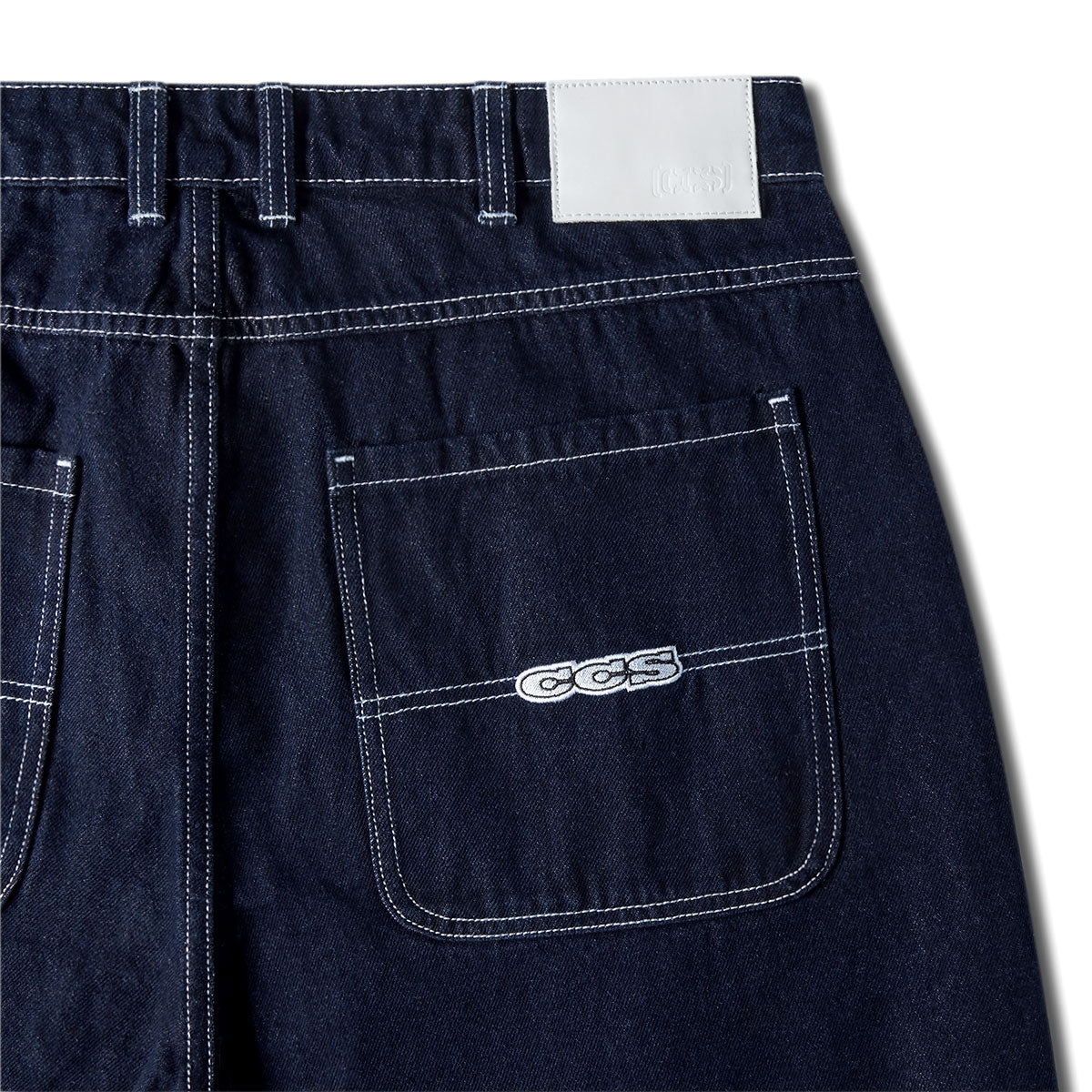 CCS Baggy Taper Denim Jeans - Overdyed Navy image 9