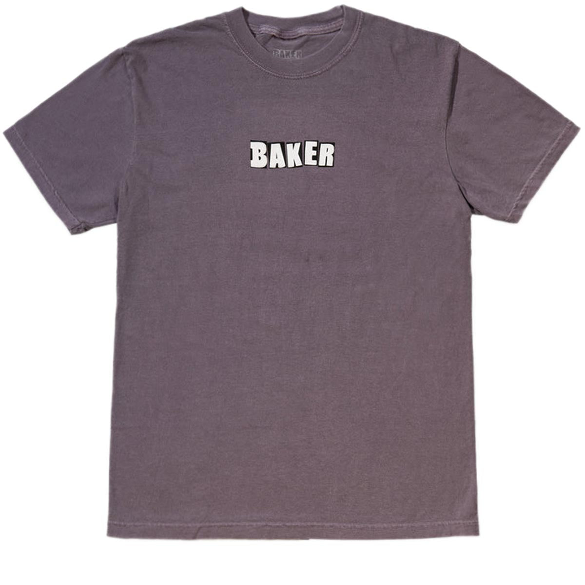 Baker Brand Logo Wash T-Shirt - Wine image 1