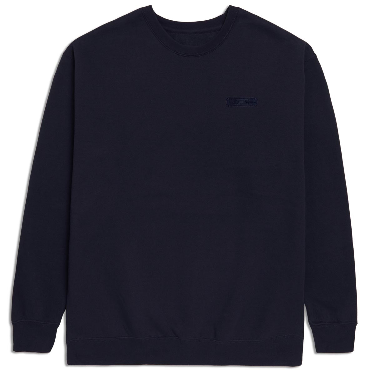 CCS Nested Logo Heavy Crewneck Sweatshirt - Navy image 1