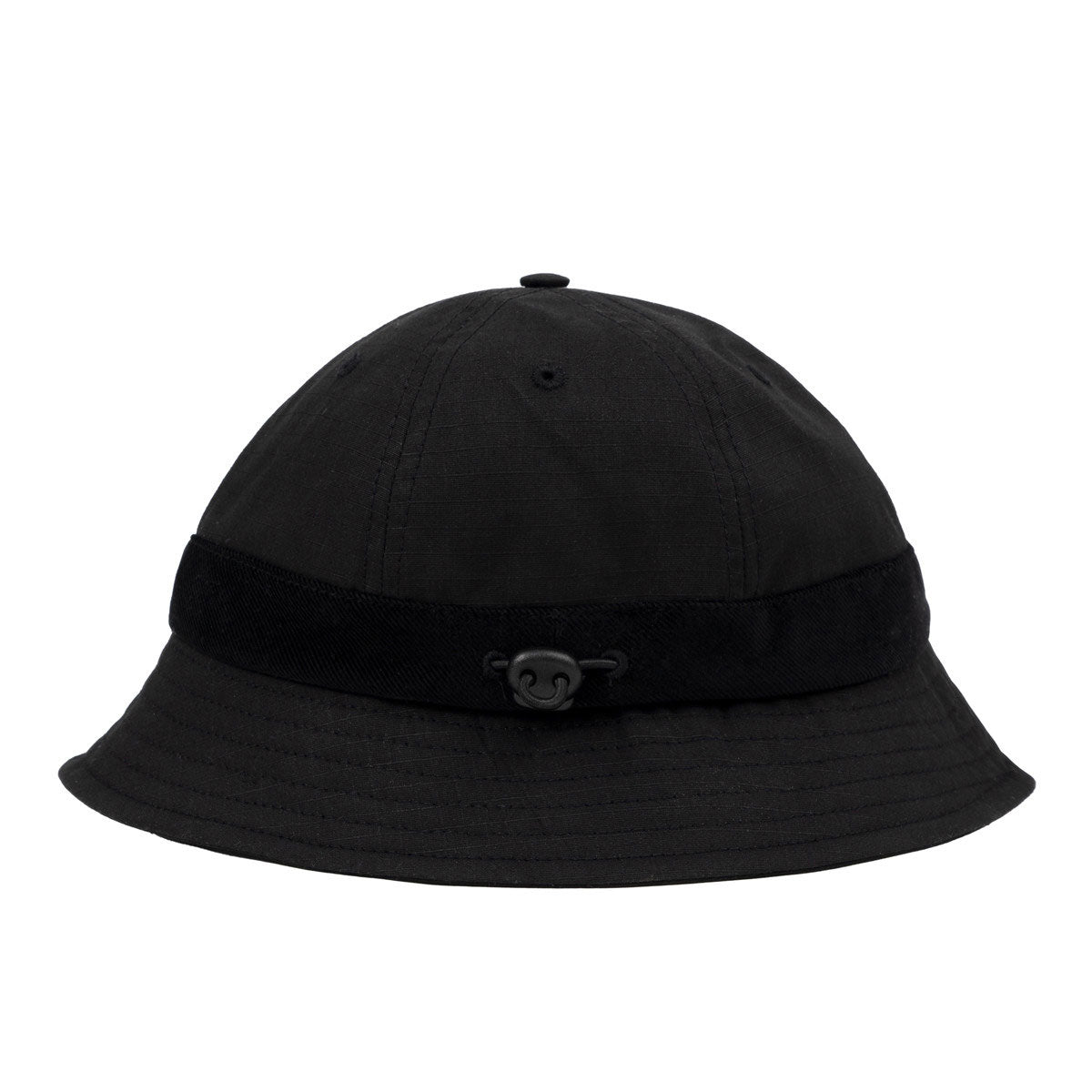 Magenta Script Bucket Ripstop Hat - Black image 2