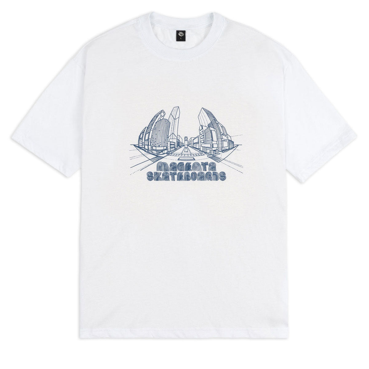 Magenta 3D T-Shirt - White image 1