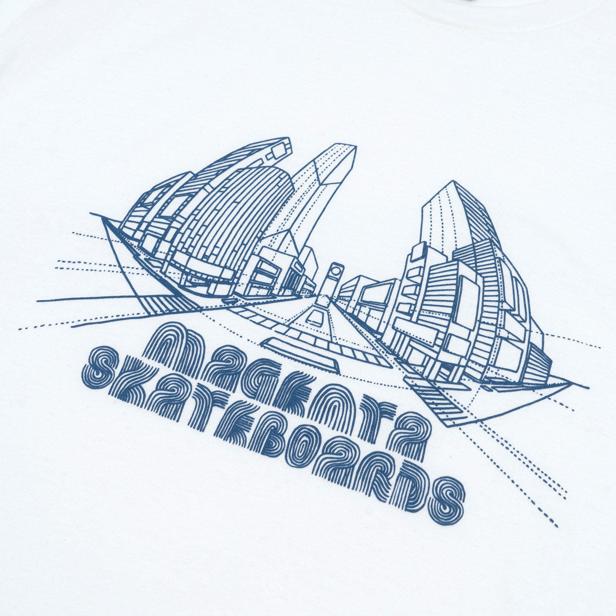 Magenta 3D T-Shirt - White image 2