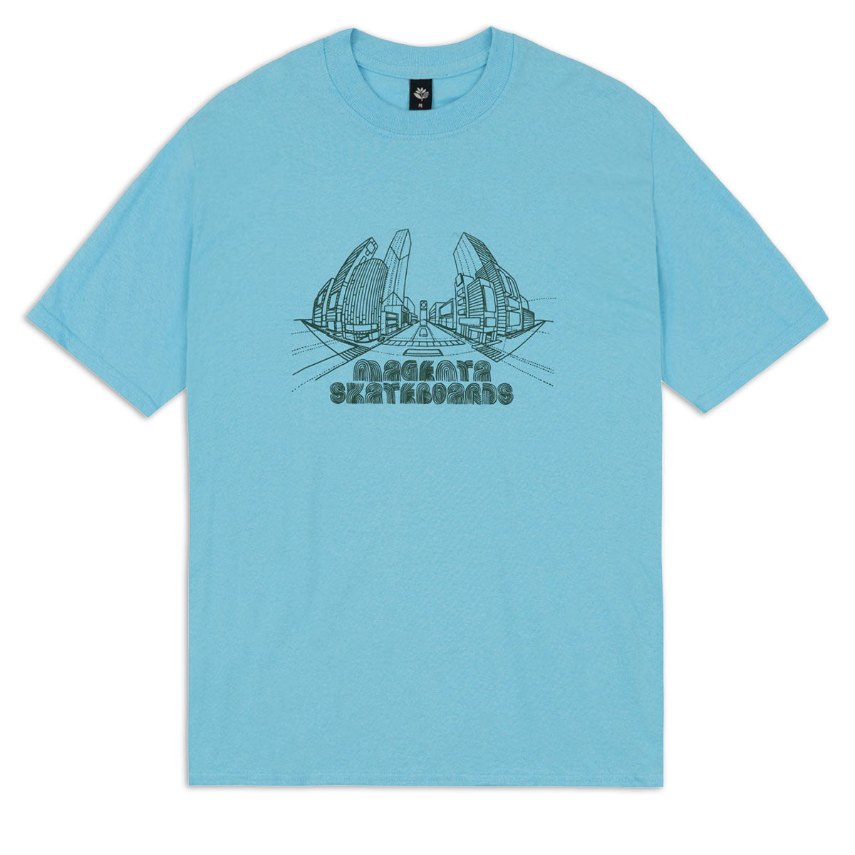 Magenta 3D T-Shirt - Blue image 1