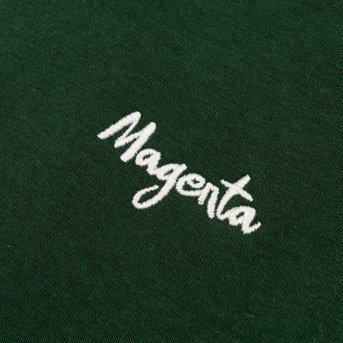 Magenta Script Crewneck Sweatshirt - Green image 2