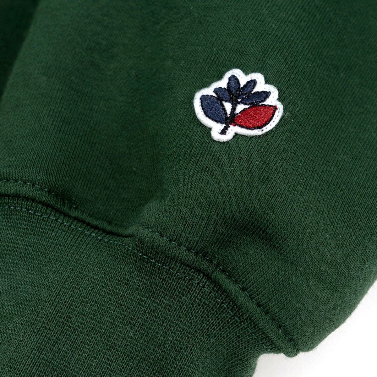 Magenta Script Crewneck Sweatshirt - Green image 3