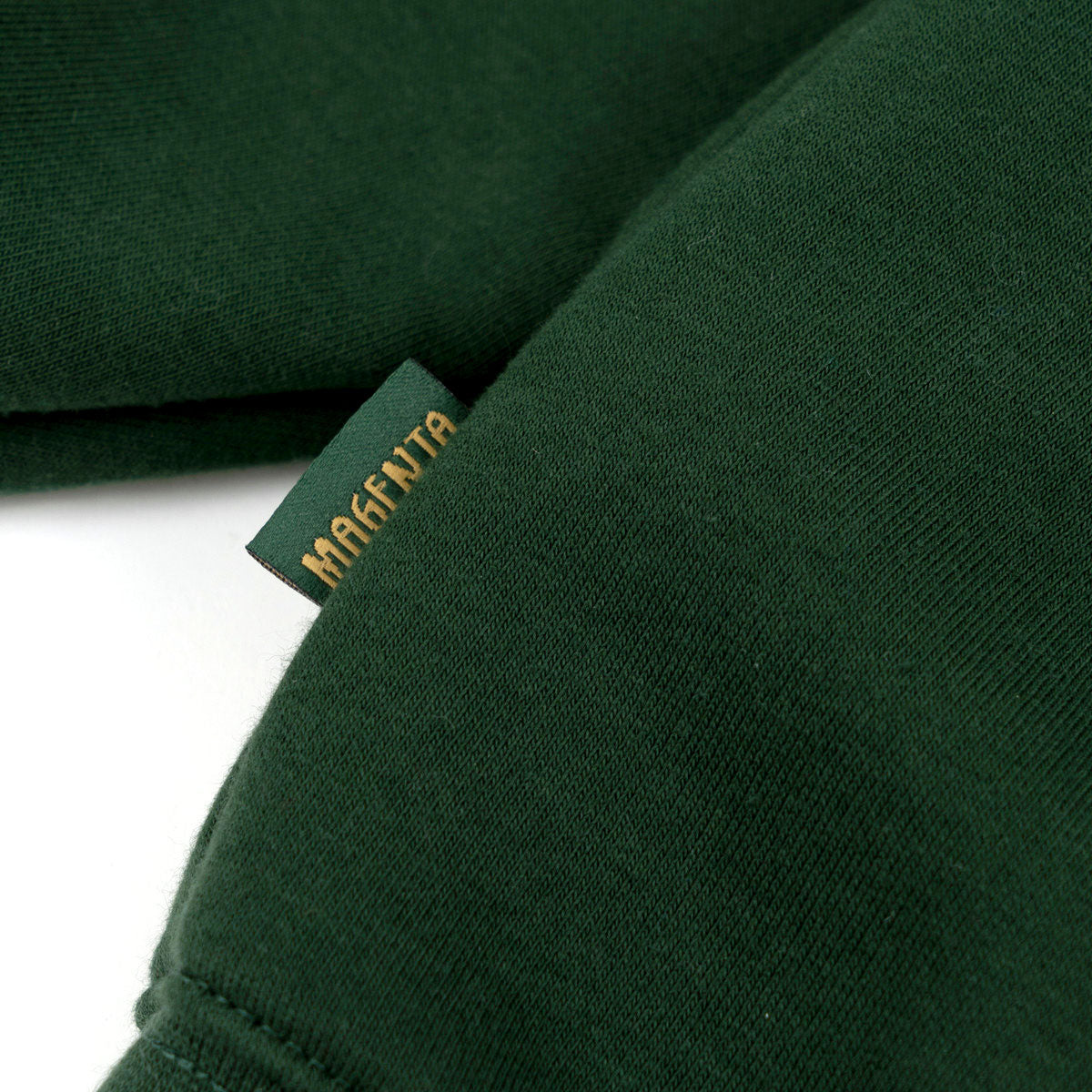 Magenta Script Crewneck Sweatshirt - Green image 4