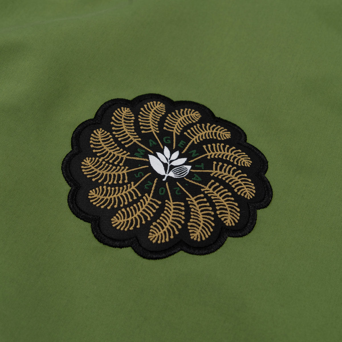 Magenta Tres Tech V Neck Sweater - Forest Green image 3
