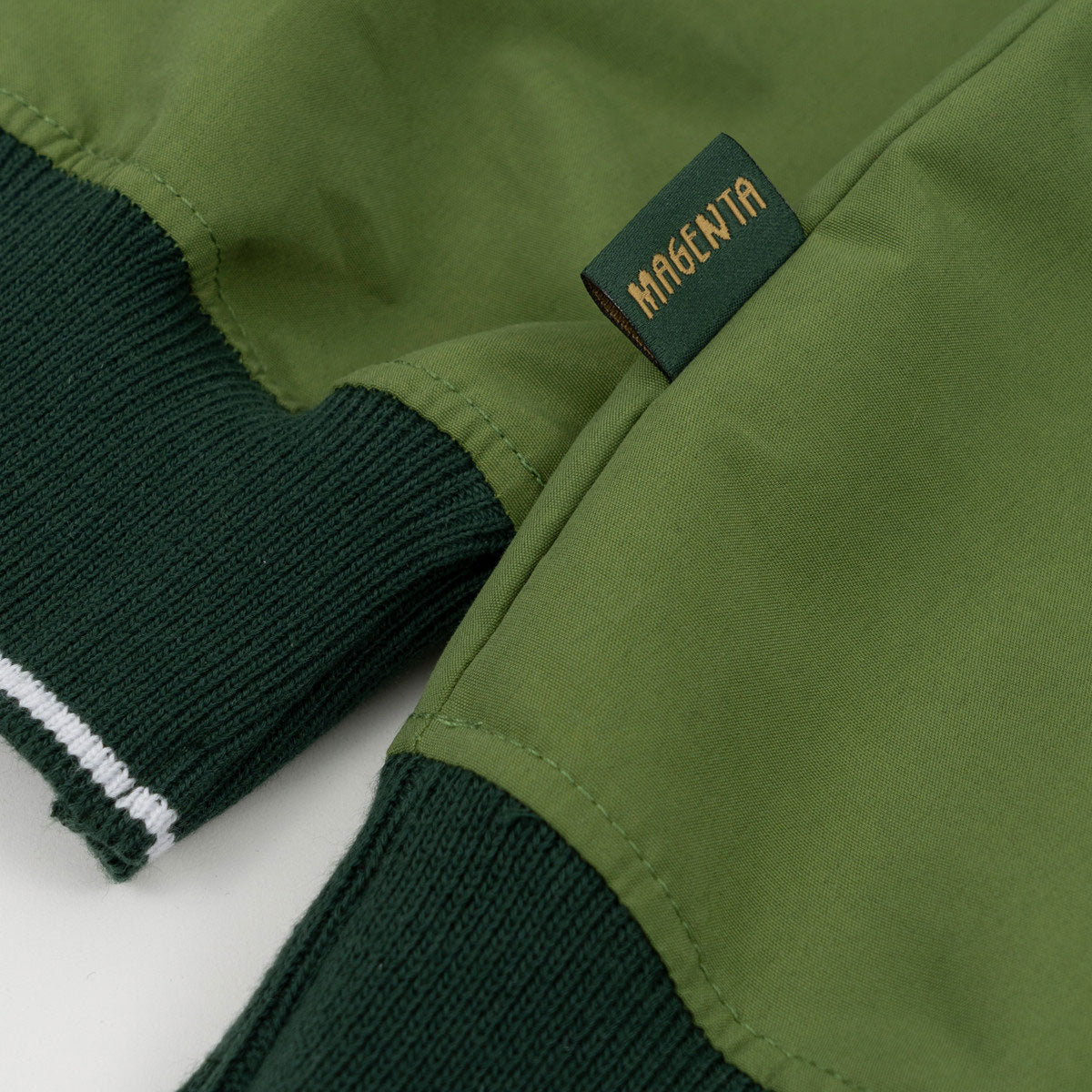 Magenta Tres Tech V Neck Sweater - Forest Green image 5