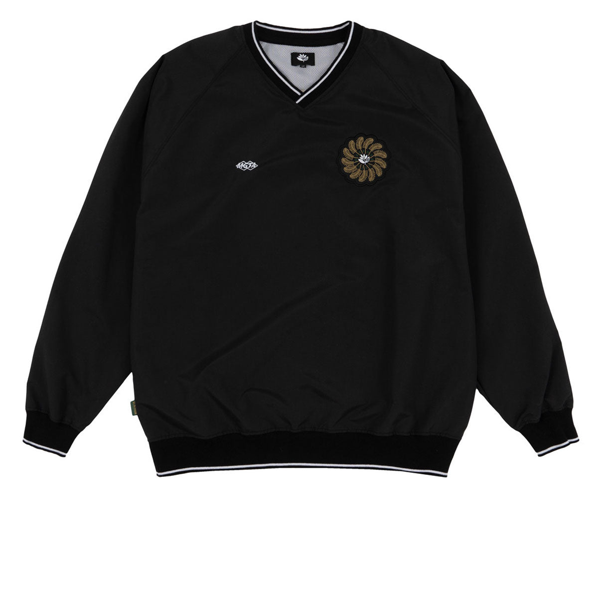 Magenta Tres Tech V Neck Sweater - Black image 1