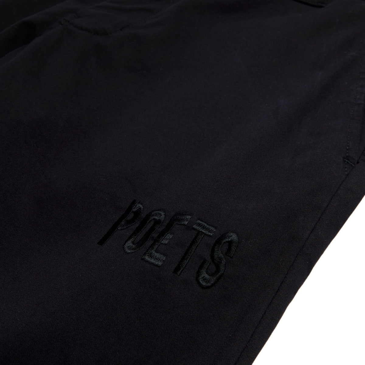 Poets Byrne Relaxed Fit Cotton Pants - Black image 2
