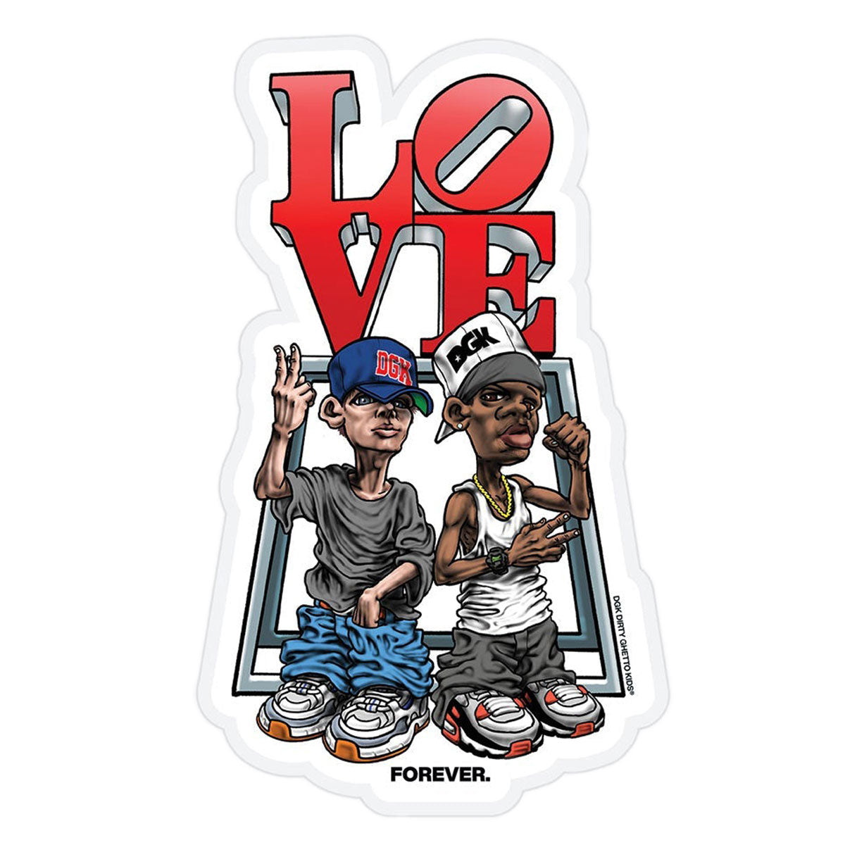 DGK Love Forever Sticker image 1