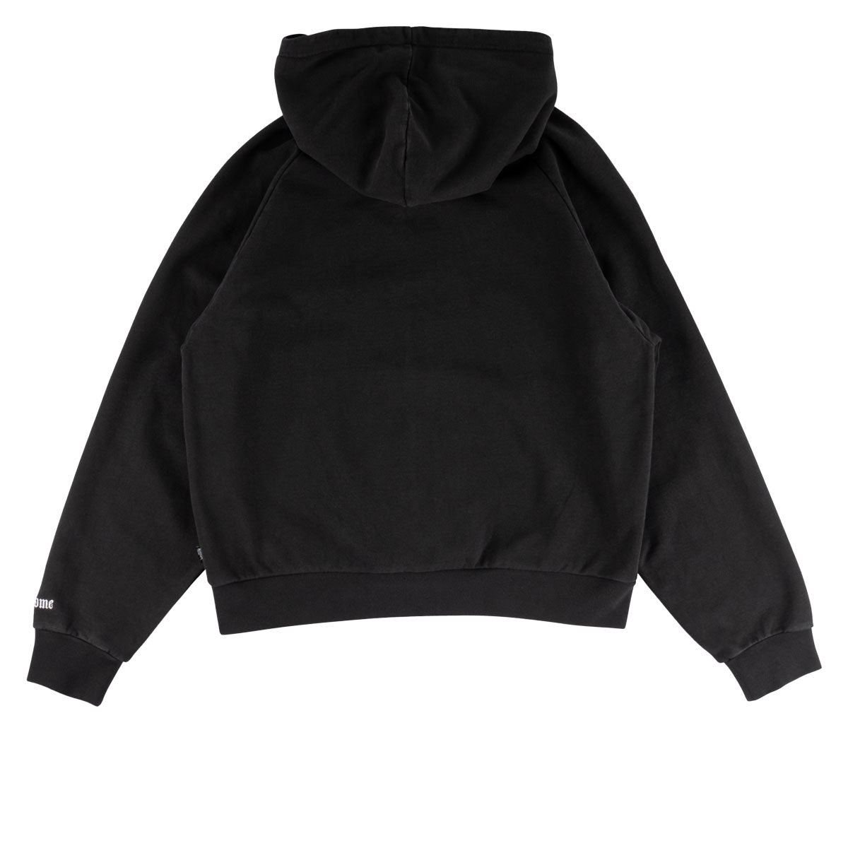 Welcome Duality Cropped Zip Hoodie - Black image 6