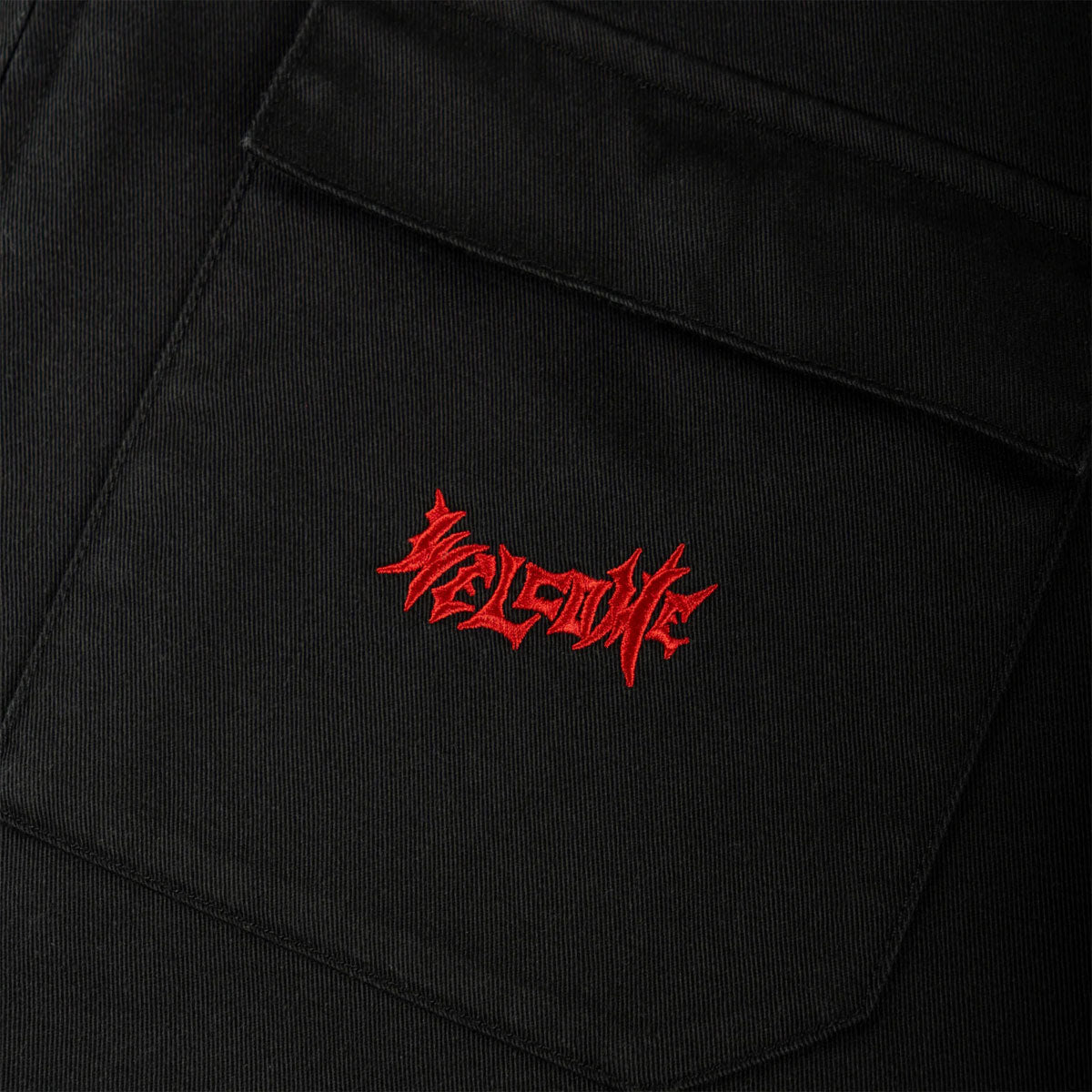Welcome Fallen Angel Work Shirt - Black image 3