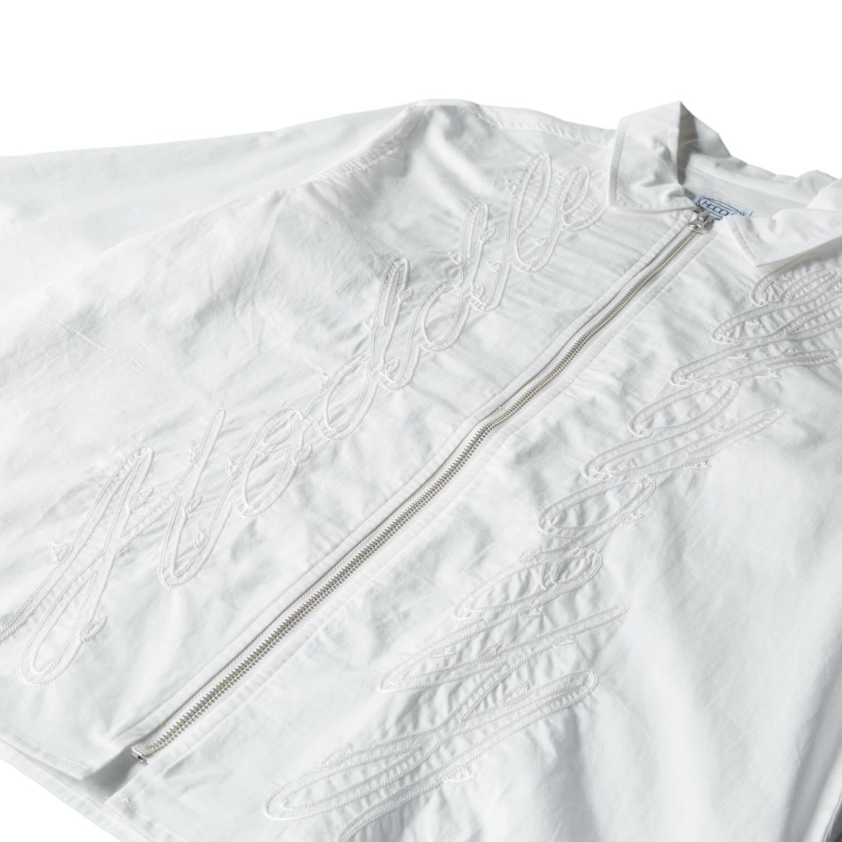 Hoddle Thorn Zip Up Long Sleeve Shirt - White image 2