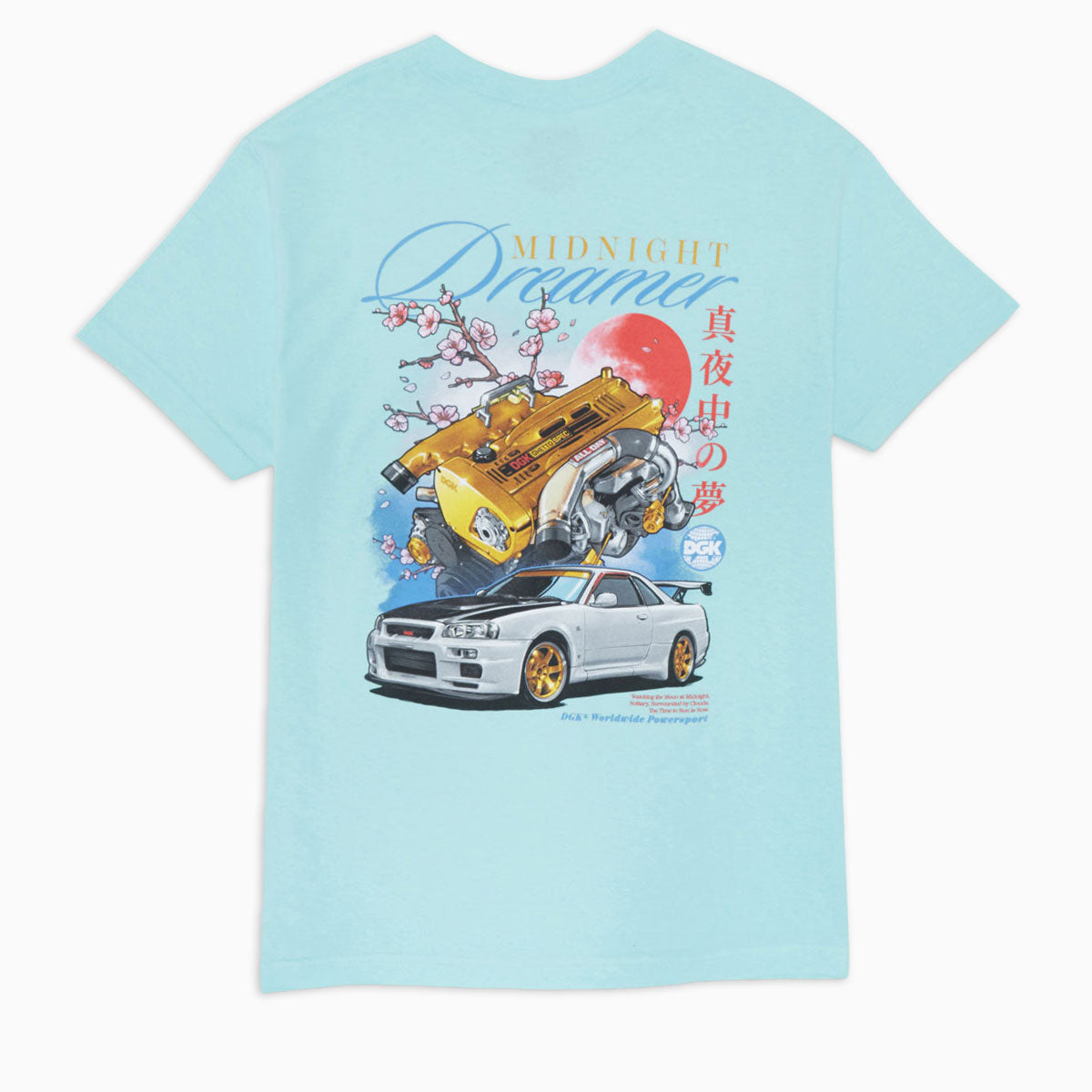 DGK Midnight Dreamer T-Shirt - Celadon image 2