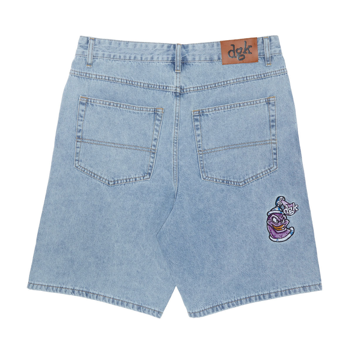DGK Nozzle Denim Shorts - Washed Indigo image 2