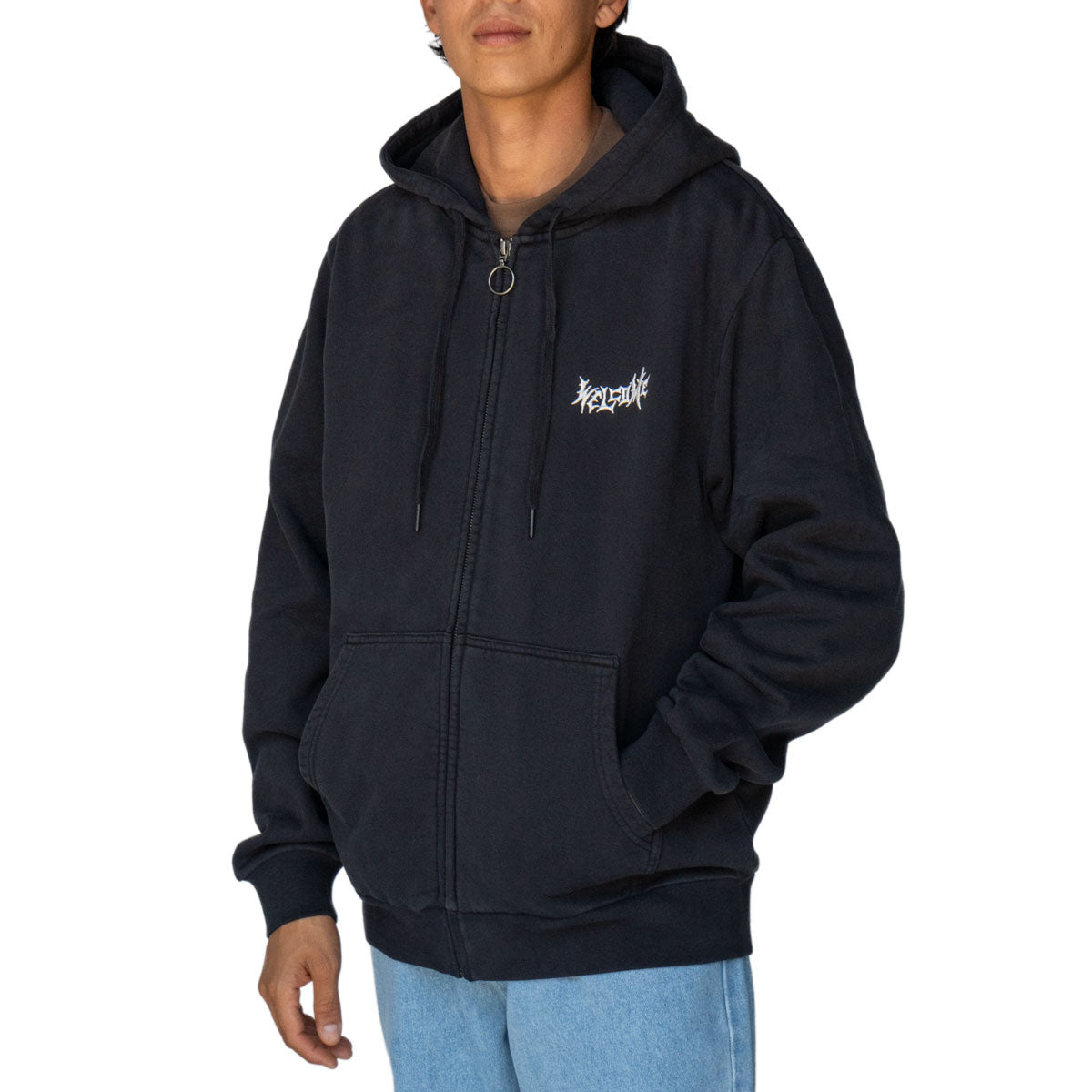 Welcome Nephilim Pigment Dyed Zip Hoodie - Black – CCS 