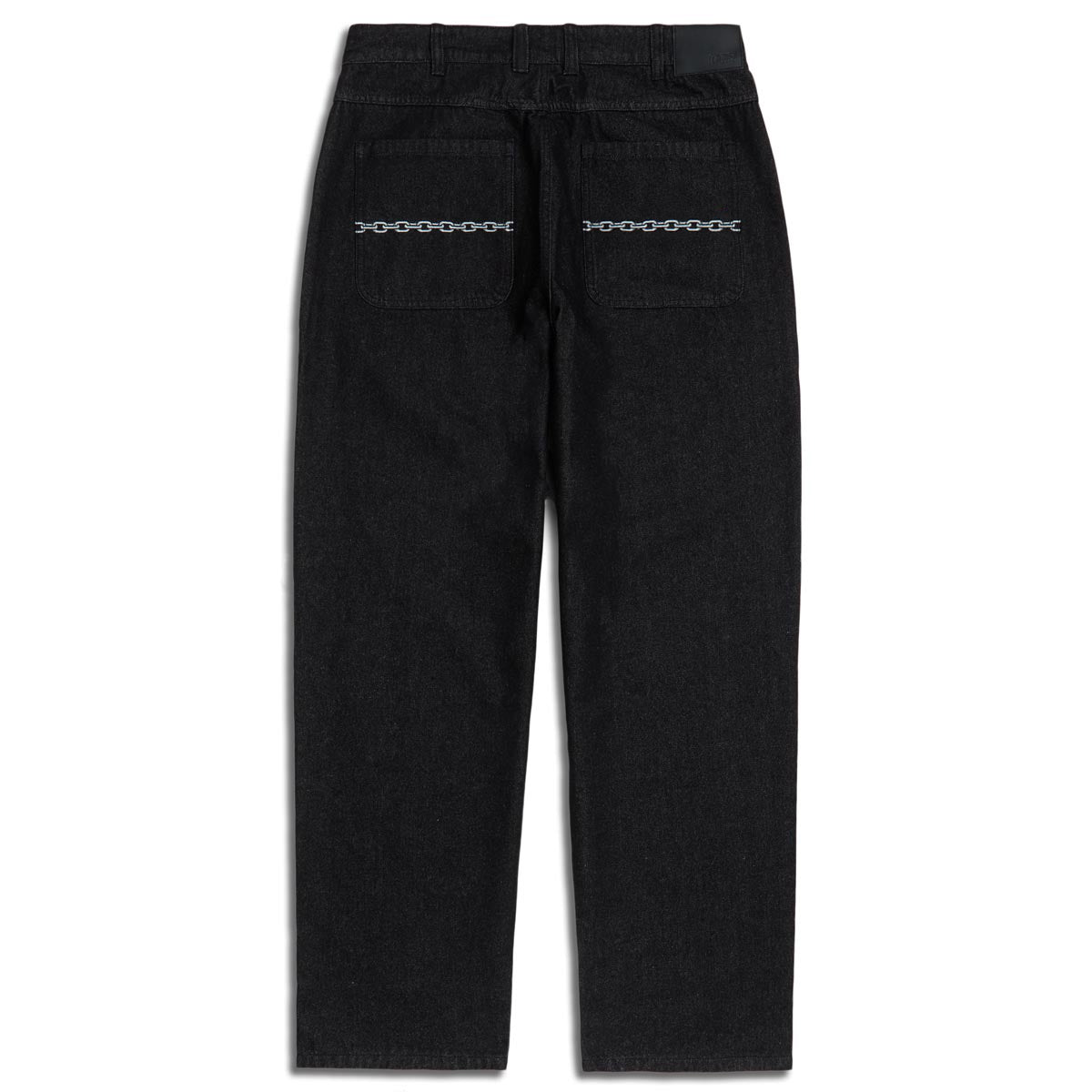 CCS Baggy Taper Denim Jeans - Chain Black image 5
