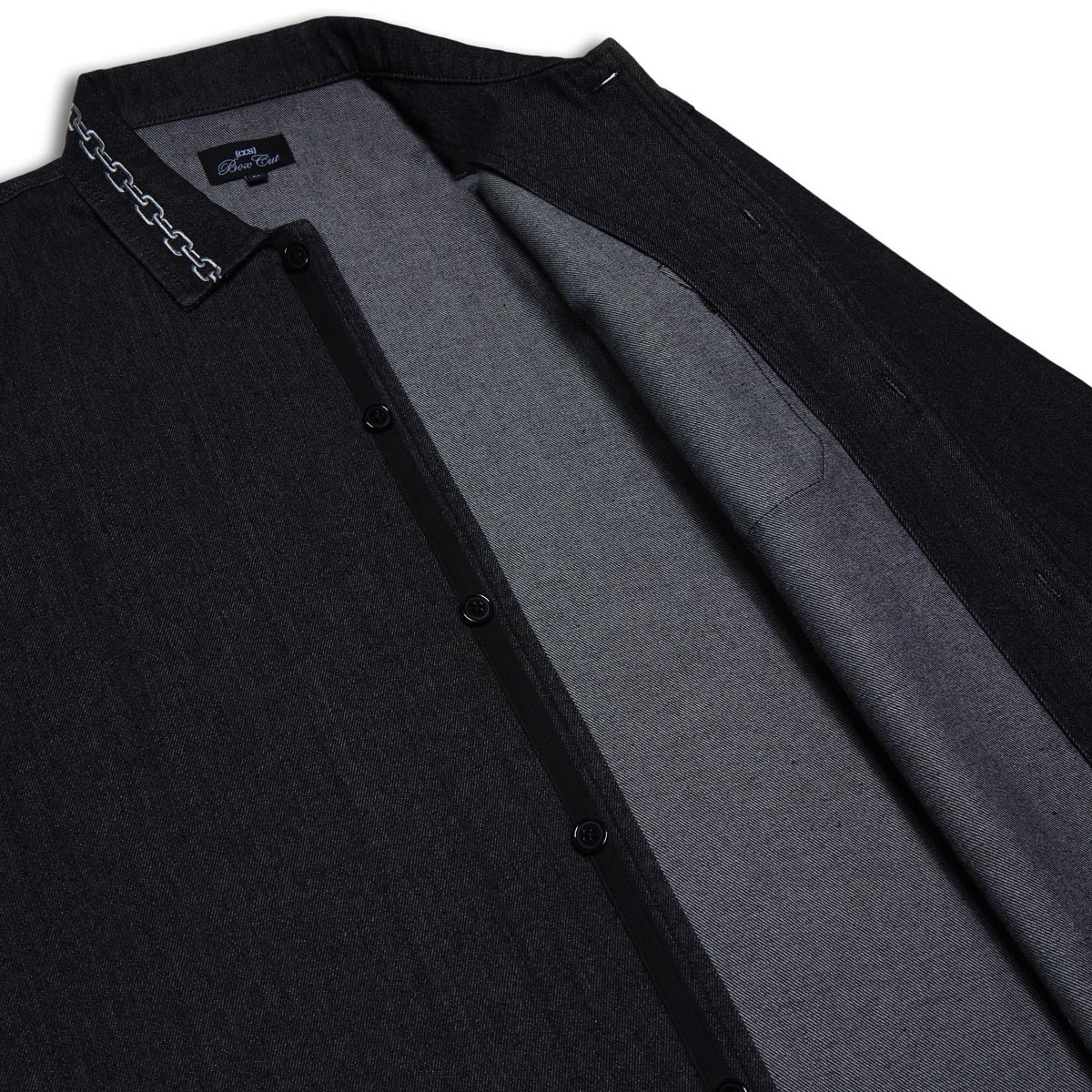 CCS Box Denim Shirt - Chain Black image 5