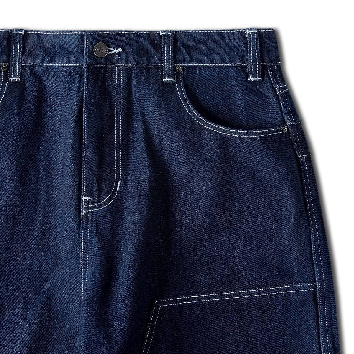 CCS 4x4 Reinforced Baggy Taper Denim Jeans - Overdyed Navy image 8