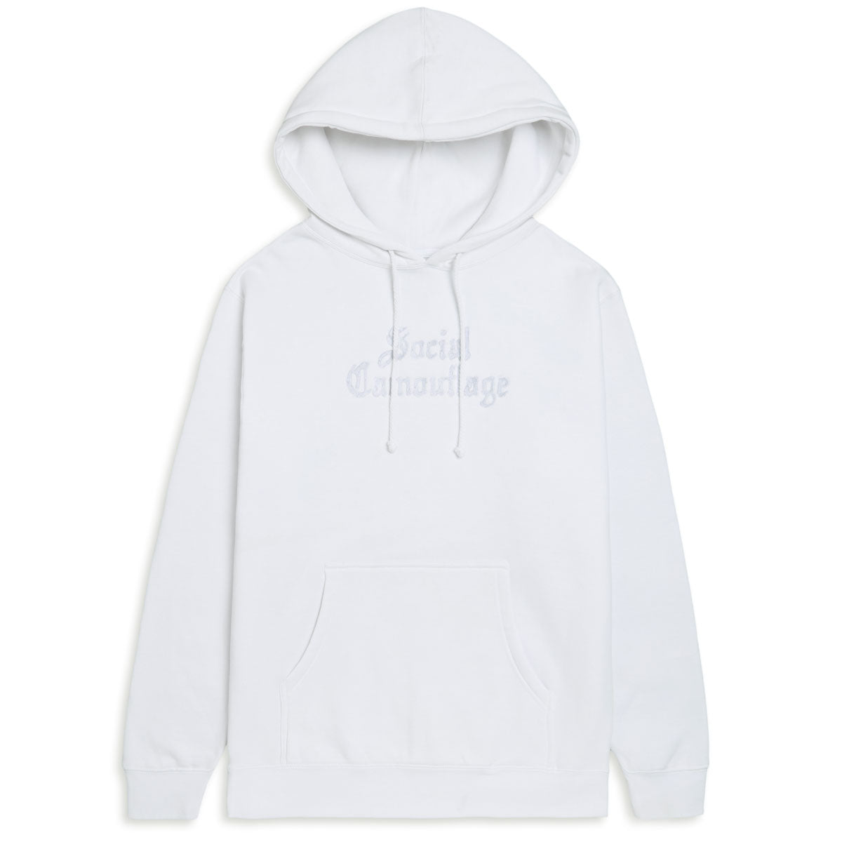 CCS Social Camouflage Embroidered Hoodie - White image 2