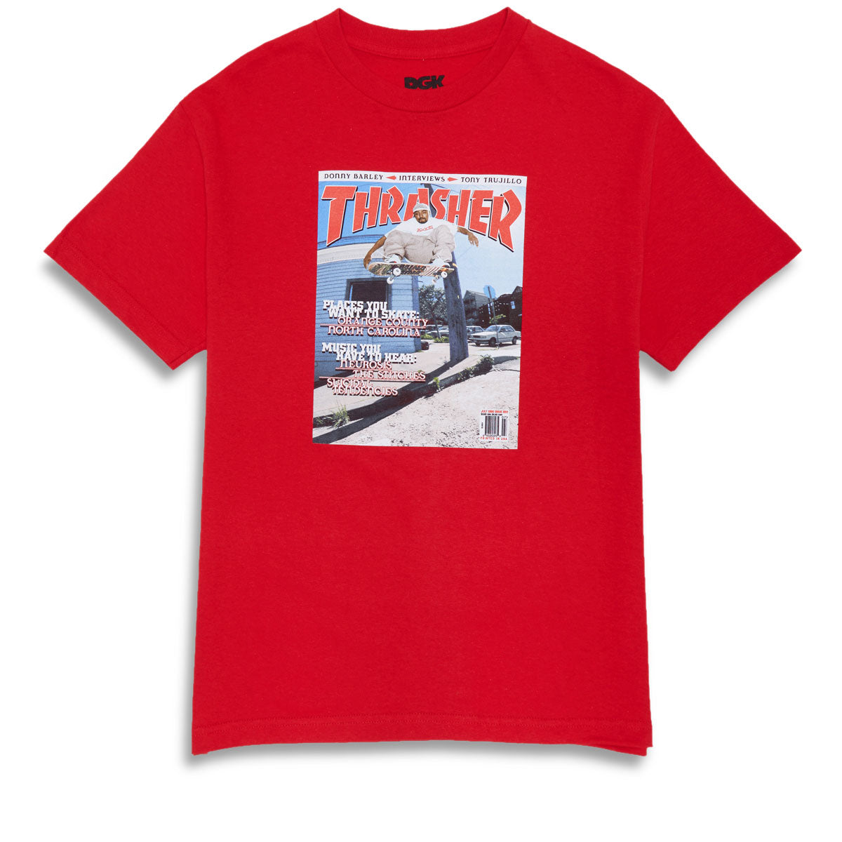 DGK x Thrasher Marcus McBride T Shirt Red