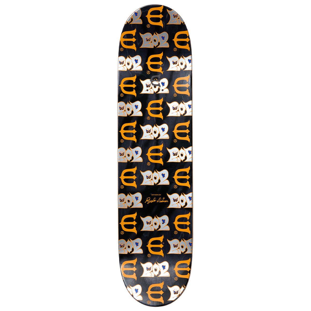 Evisen Tiger In The Shining Night Skateboard Complete - 8.38